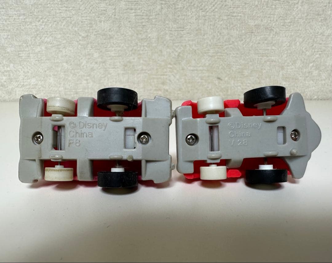 激レア ビンテージ レトロ ミッキー＆ミニー ミニカー トイカー 2個セット