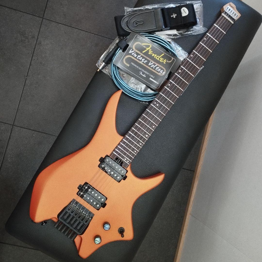 ほぼ未使用 ヘッドレスギター HEX N400 HEX Guitars N400 Black（新品/送料無料）【楽器検索デジマート】