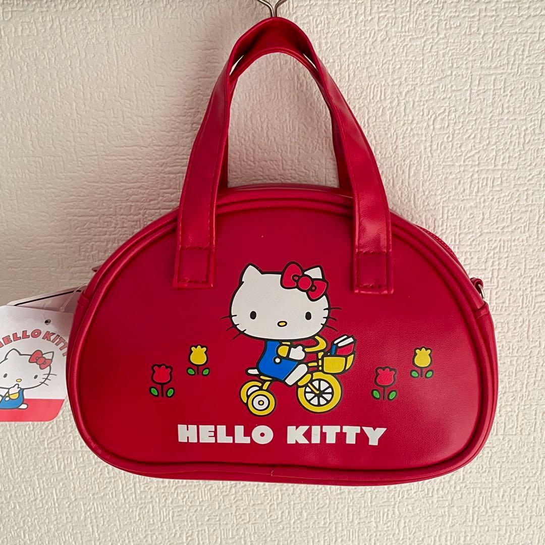 キティちゃん hello kitty展限定 ミニボストンバッグ 昭和レトロ