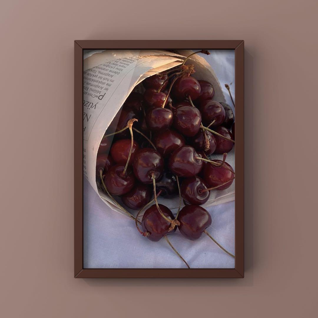 421】アートポスター アメリカン チェリー さくらんぼ おしゃれ - メルカリ