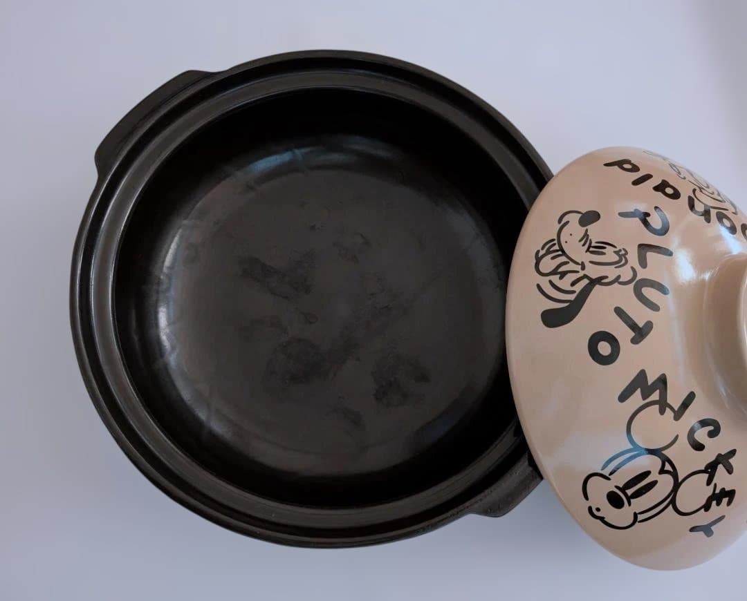 希少 ディズニー 土鍋9号＆小鉢5個 ベルメゾン ミッキー ミニー ドナルド