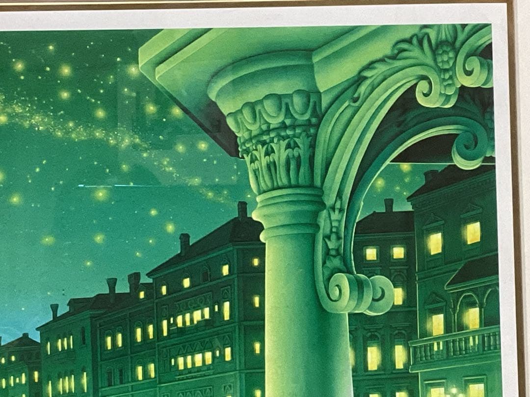 ディズニー グリーンヴェニス塚本馨三 アート 絵画 シルクスクリーン