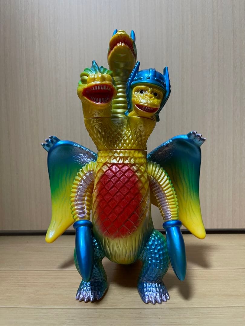 最強怪獣　パチキング　ソフビ　創作ソフビ 🔥PACHI KINGU Yellow Version 最強怪獣‼️パチキング イエロー版