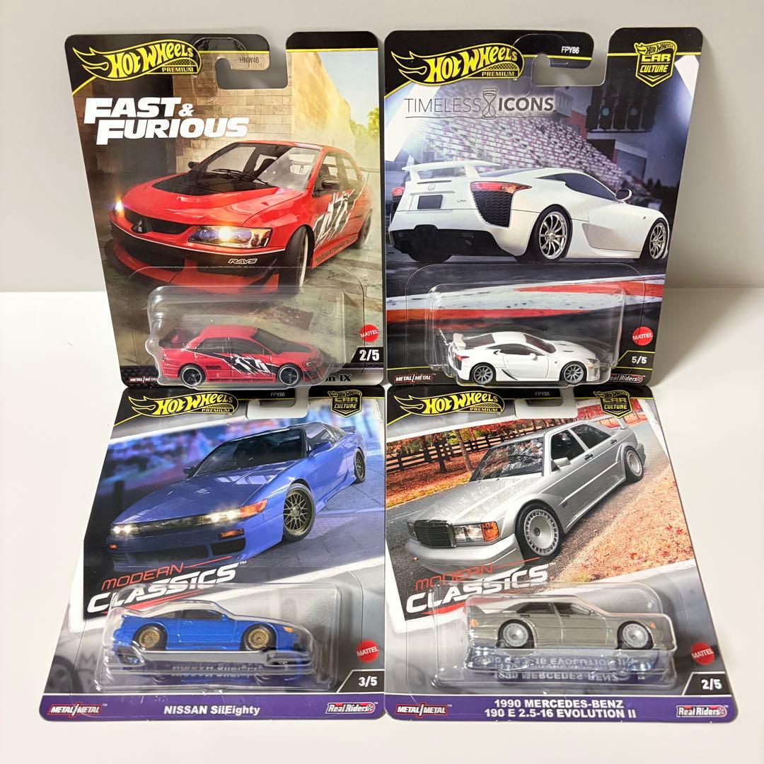 ホットウィール カーカルチャー ワイスピ ランエボ レクサス LFA