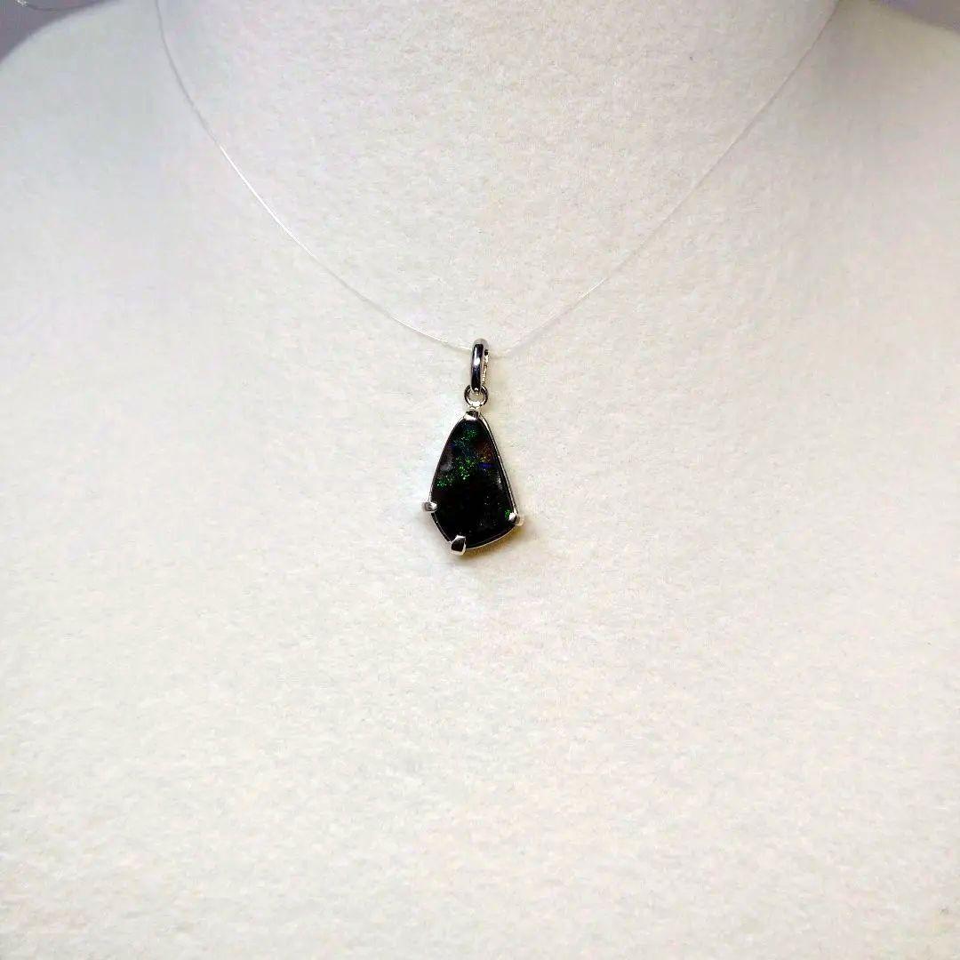 ブラックオパールペンダント - メルカリ