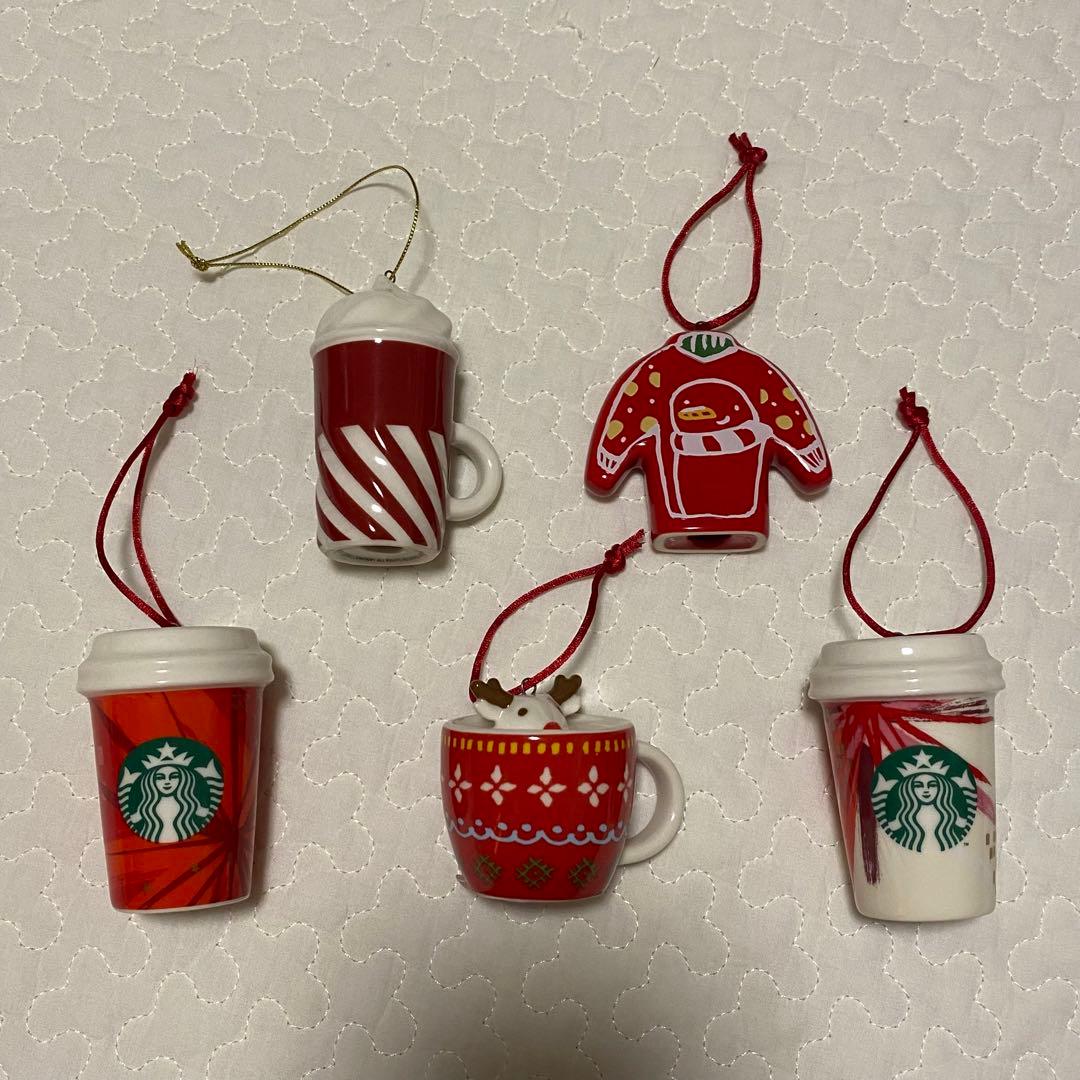 スターバックス スタバ クリスマス オーナメント 5個セット - メルカリ