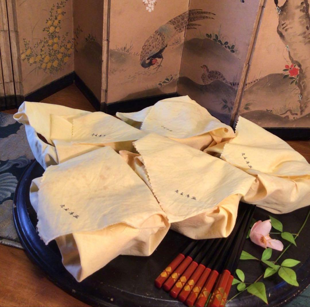 A1062 木製漆器 懐石道具 秀衡塗 椀 （丸三漆器）5客箸 5膳 揃え