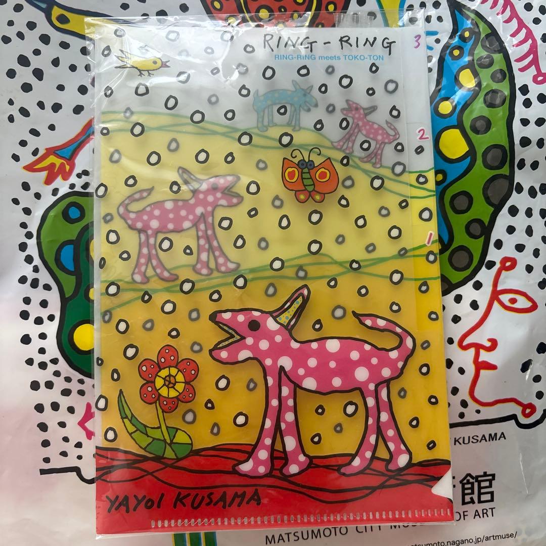 草間弥生 手拭い YAYOIちゃん 人形 マウスパッド 袋 ストラップ