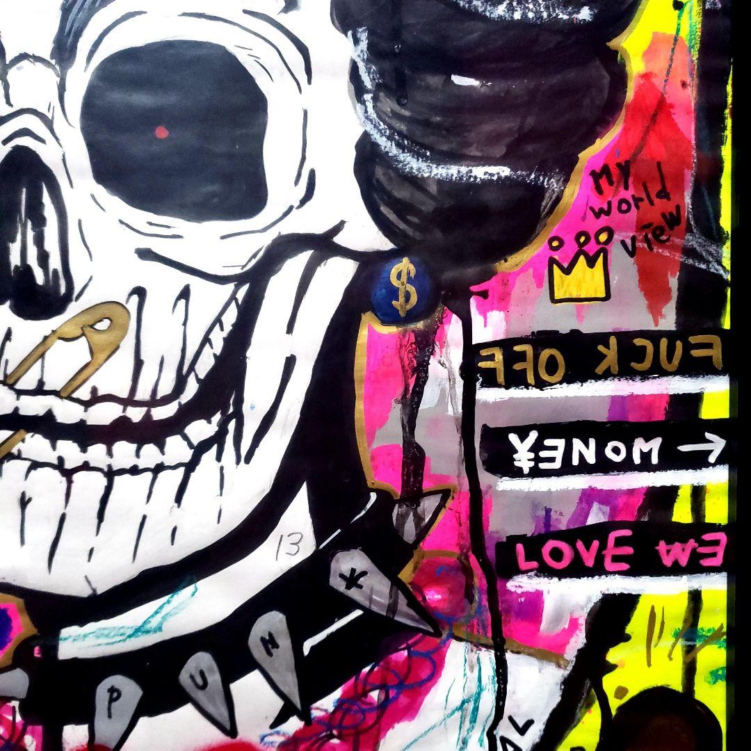 一点物現代アート】GOD SAVE THE REP＆SKULL QUEEN