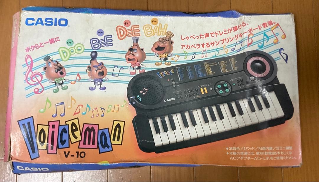 本体美品】CASIO VOICEMAN V-10 箱付 カシオ キーボード - メルカリ