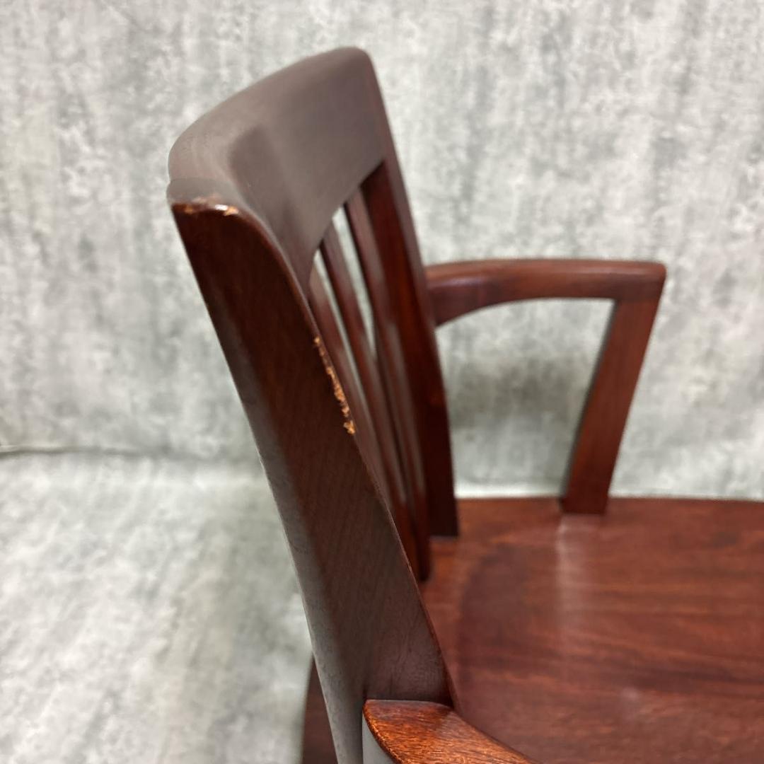 超希少・美品】回転式 ローチェア 花梨 ブラウン ヴァン FC-556A 大塚