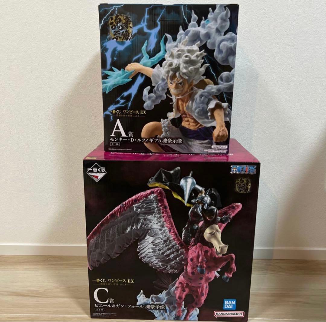 一番くじワンピースEX A賞C賞セット - メルカリ