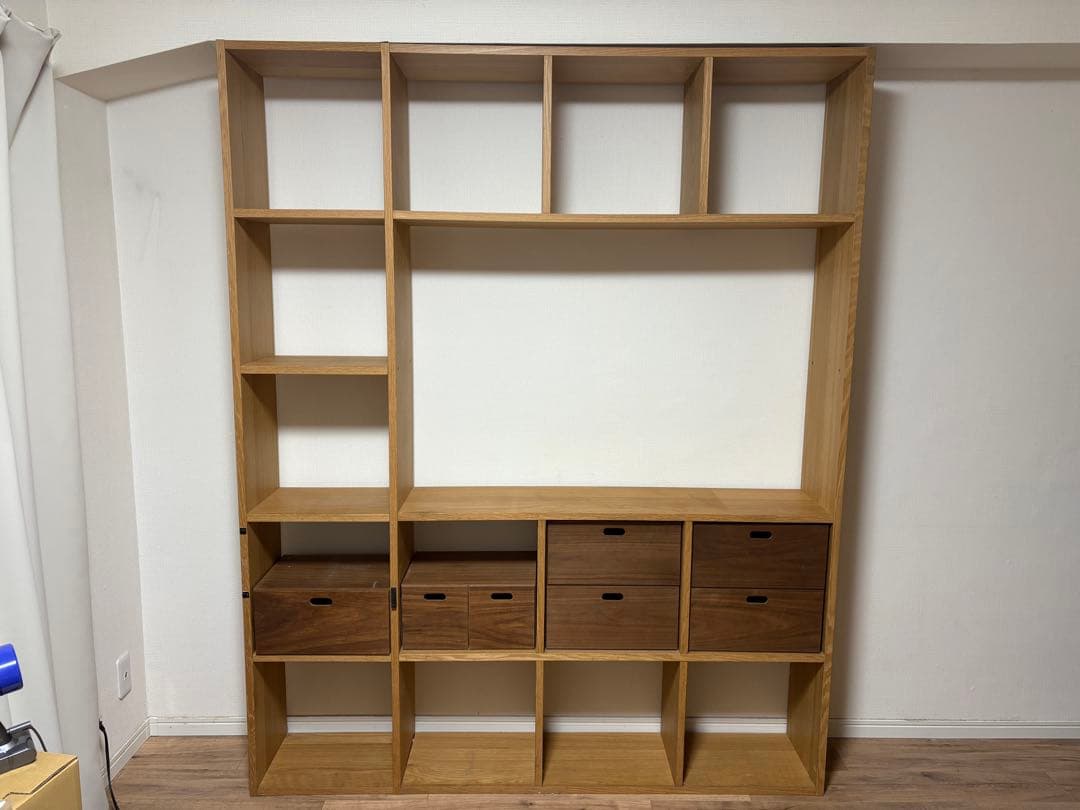 MUJI 無印　スタッキングシェルフ 引き出し付き イオンモール岡山】無印良品でできる収納のコツ｜ 無印良品