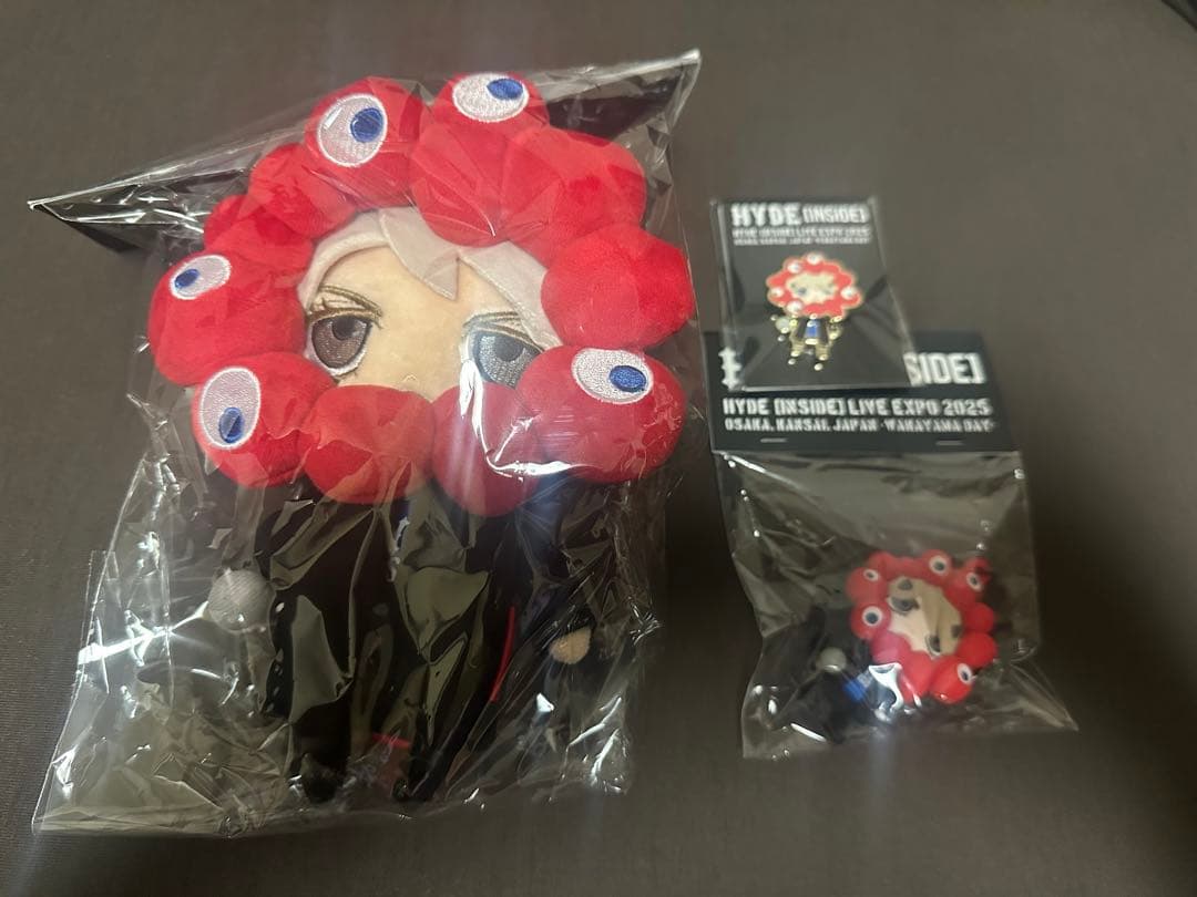 HYDE ミャクミャク なりきりぬいぐるみ 大阪万博 EXPO2025 EXPO2025 ミャクミャクコラボ HYDEミャクミャク なりきりアクリル