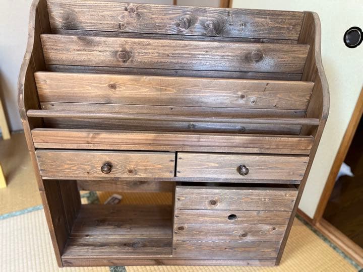 絵本棚✩.*˚おもちゃ収納 タンスのゲン 25日正午〜+3% おもちゃ収納 本棚付き 幅90cm 3段 絵本棚