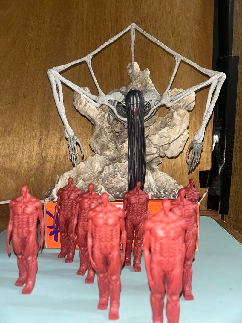 一番くじ 進撃の巨人　地鳴らし　ラストワン賞 終尾の巨人 I賞 8体セット 一番くじ「進撃の巨人～地鳴らし～」再販決定！決戦に臨むリヴァイや