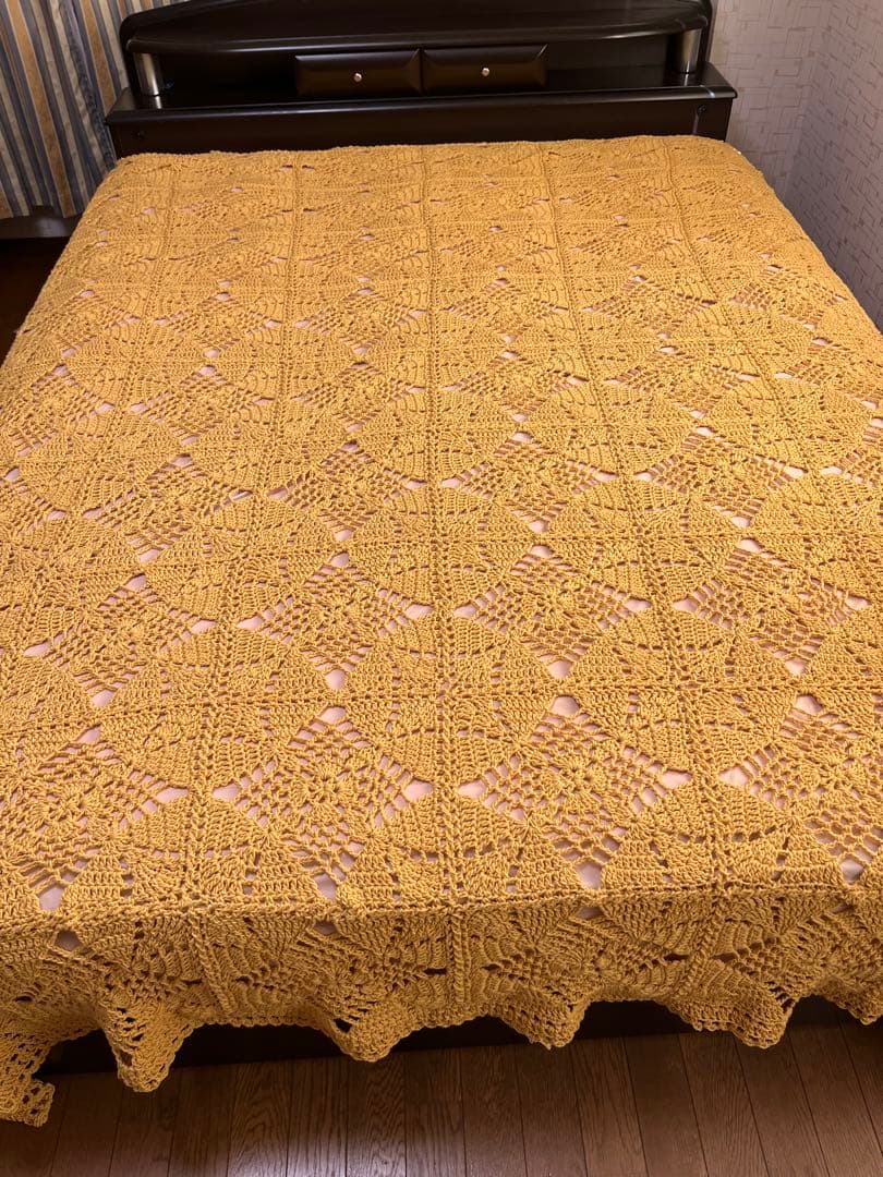 ハンドメイド　ベットカバー　マルチカバー　大判　イエローコットン 楽天市場】マルチカバー マルチ キルト カバー 大判 ブランケット