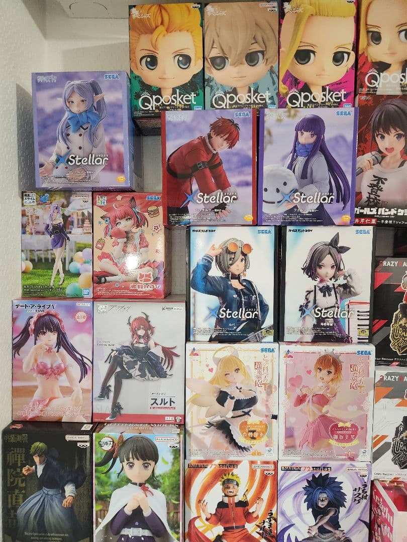 未開封フィギュア37個美少女系等 レイアース フリーレン アイマス ナルト レゼ