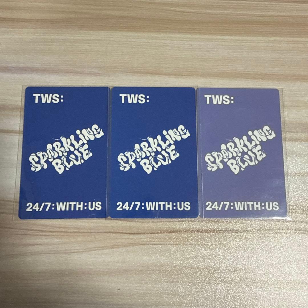 TWS Sparkling Blue シニュ トレカ - メルカリ