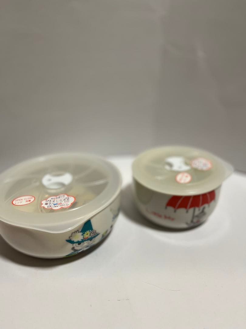 ムーミン 食品保存容器 /マグカップ/お皿/三つ仕切りプレート 深い仕切りが便利！汁物もOKな毎日に使いやすいプレート