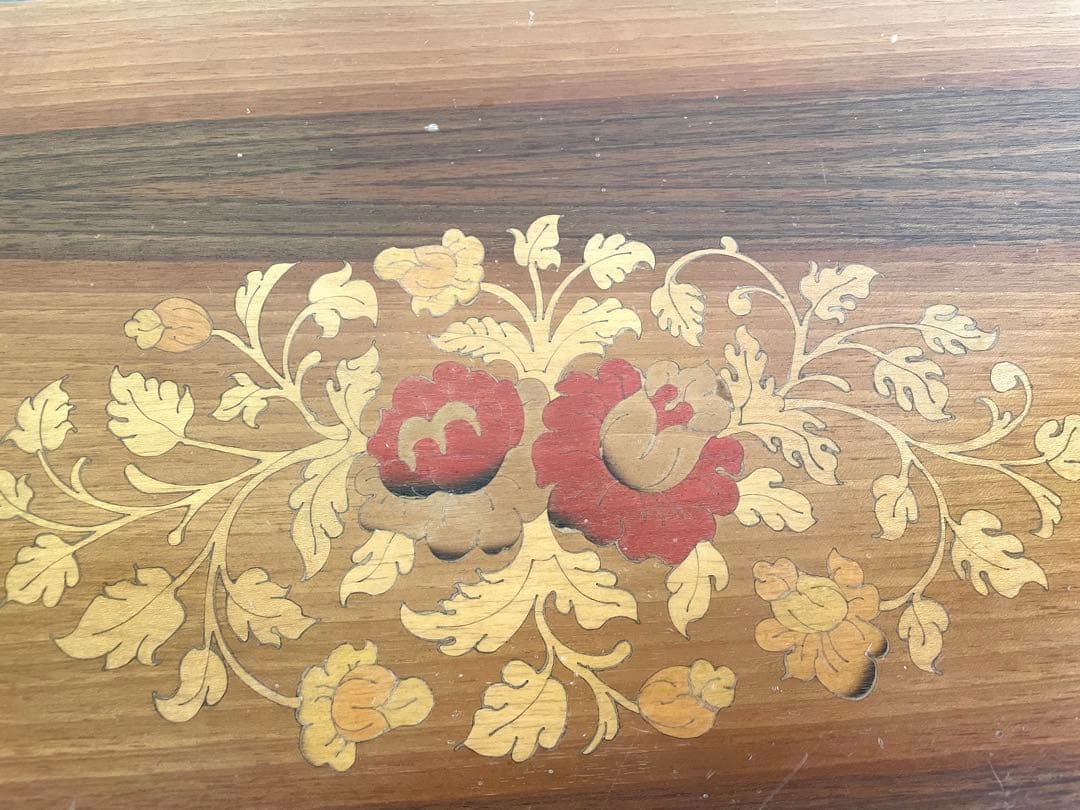 象嵌 コンソールチェスト サイドチェスト 電話台 猫脚 イタリア - メルカリ