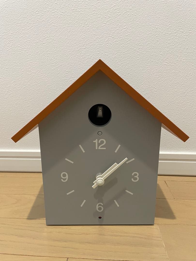 無印良品 鳩時計 大 限定カラー 廃盤品 テラコッタ 北欧風 - メルカリ