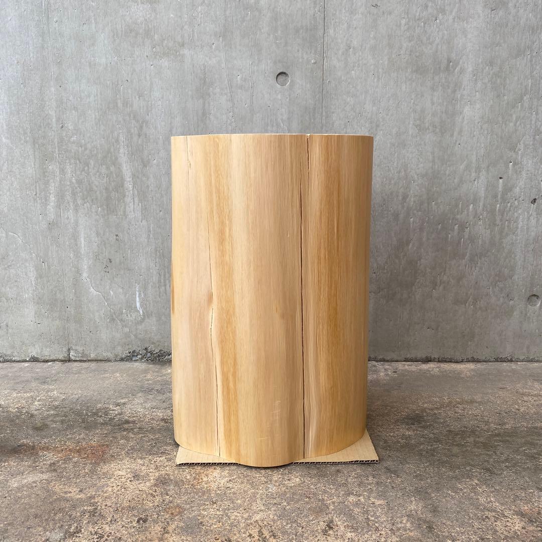 【ひのき切り株のスツール】丸太椅子 什器 サイドテーブル インテリア 木 寝室 ひのき切り株のスツール】丸太椅子 オブジェ フラワーディスプレイ