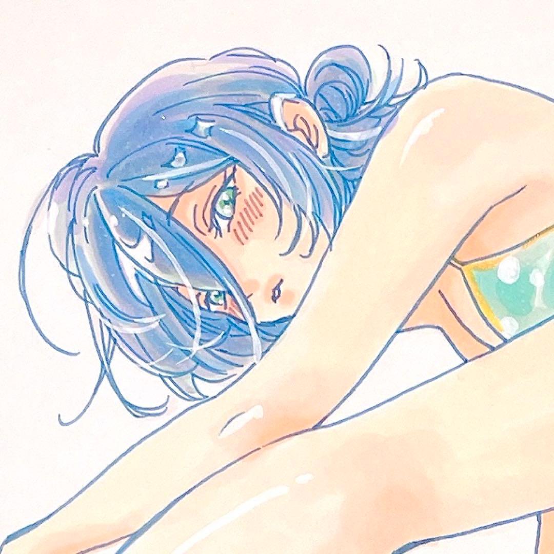 S*S様 手描きイラスト チェンソーマン レゼ ファンアート アナログ