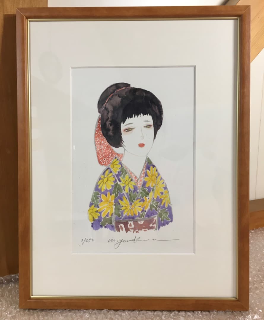 ○ 米倉斉加年「秋を待つ少女」 3/250 印刷作品　直筆サイン 真作 2026年最新】米倉斉加年の人気アイテム - メルカリ
