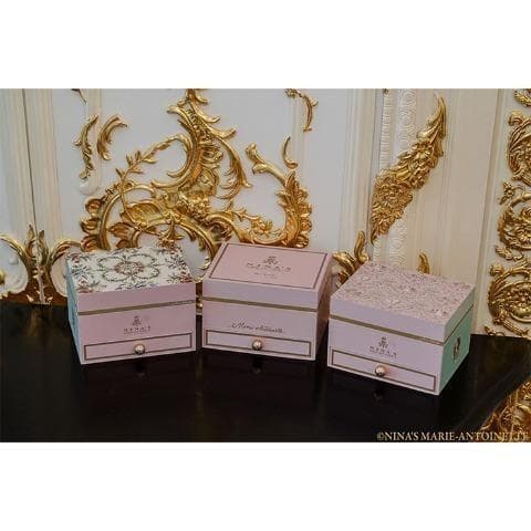 しまむら 青木美沙子 ニナス ミラー付き小物BOX アクセサリーケース