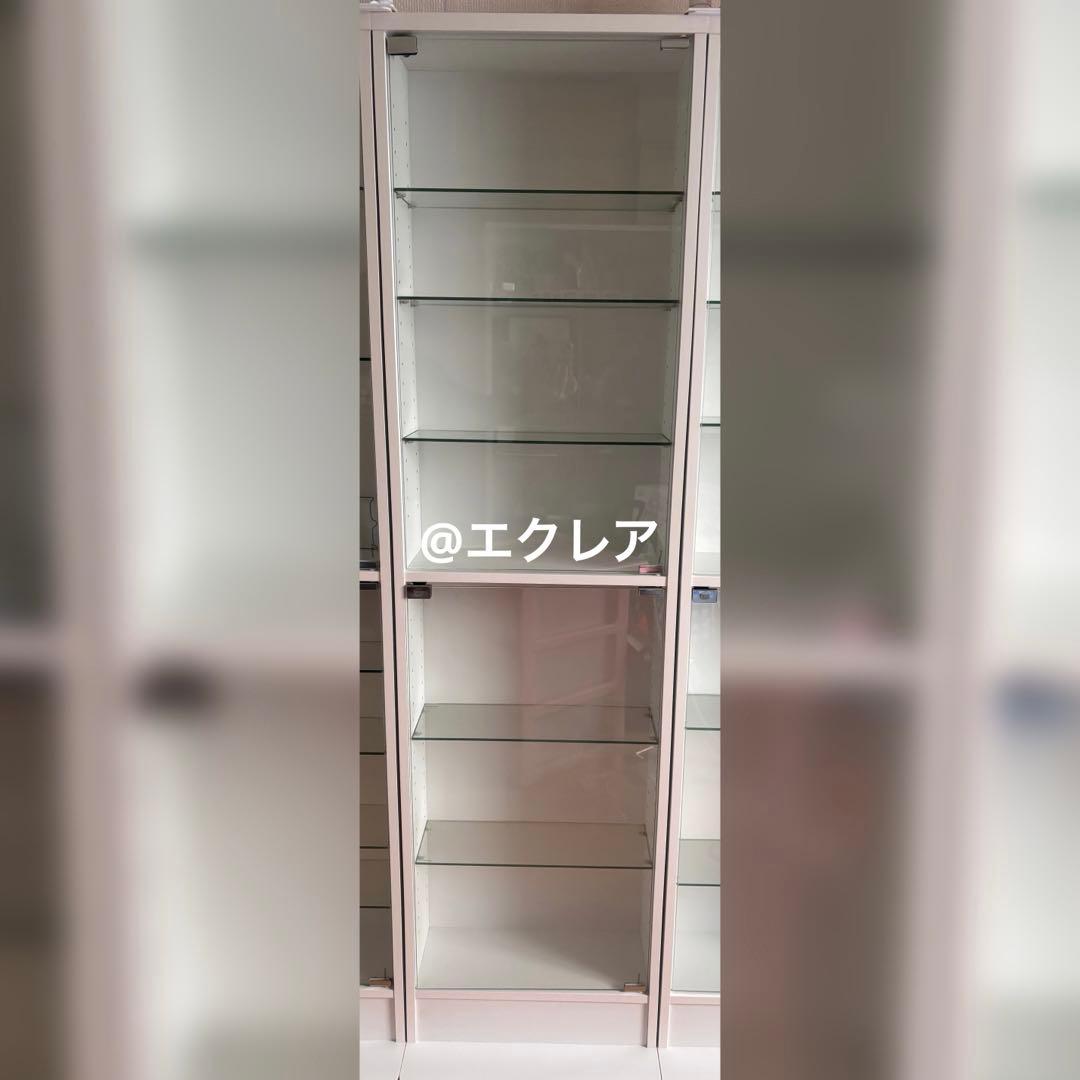 ガラスコレクションラック ニトリ ルーク Luke 浅型ハイタイプ