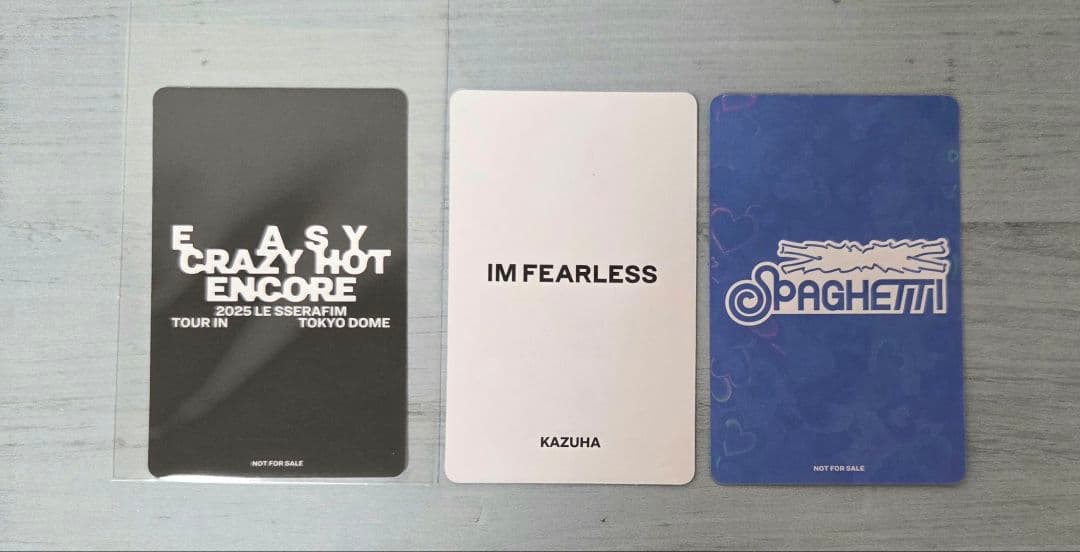 LE SSERAFIM ルセラフィム カズハ トレカ ラキドロ 東京ドーム 新品