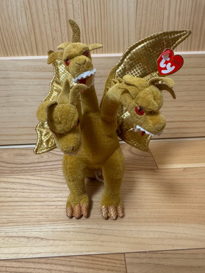 ty キングギドラ ぬいぐるみ タグ付き レトロ - メルカリ