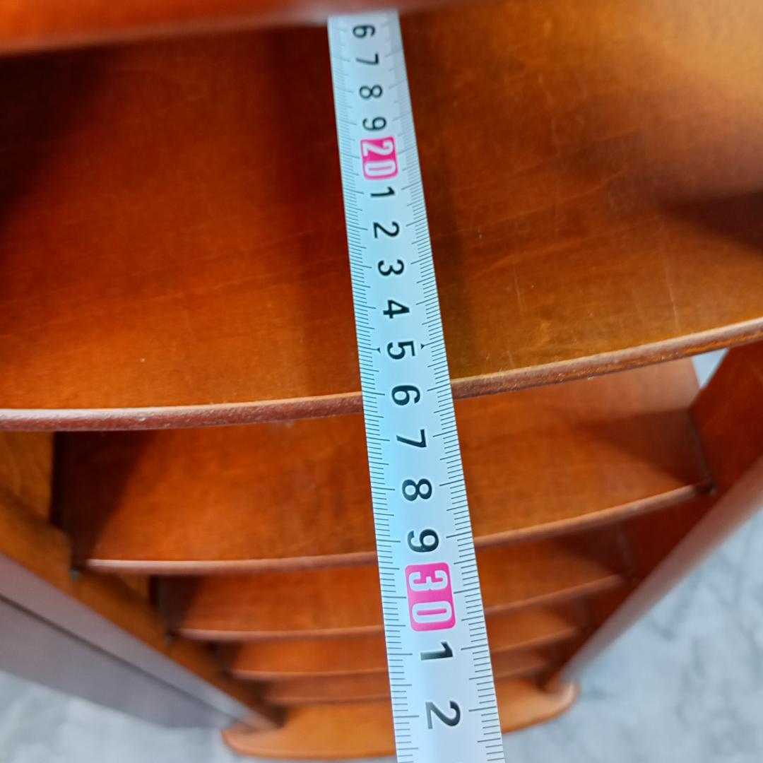 木製 スリッパラック ブラウン 玄関 スリッパ レトロ感あります