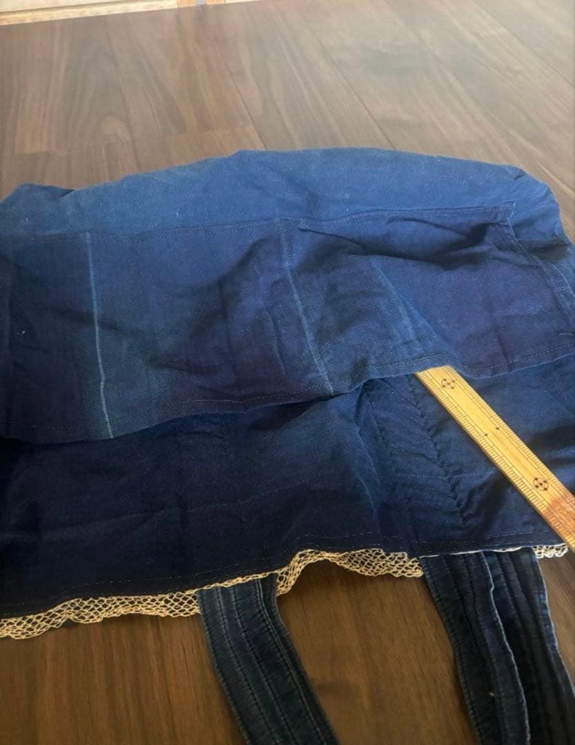 ハンドメイド 剣道着 リメイク 葛布 大きなトートバック