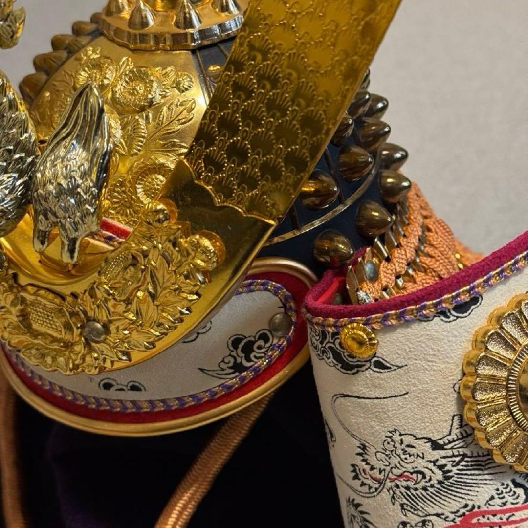 龍玉作 特製御飾兜 錦朱孫威星兜 出雲 極上28号兜 - メルカリ