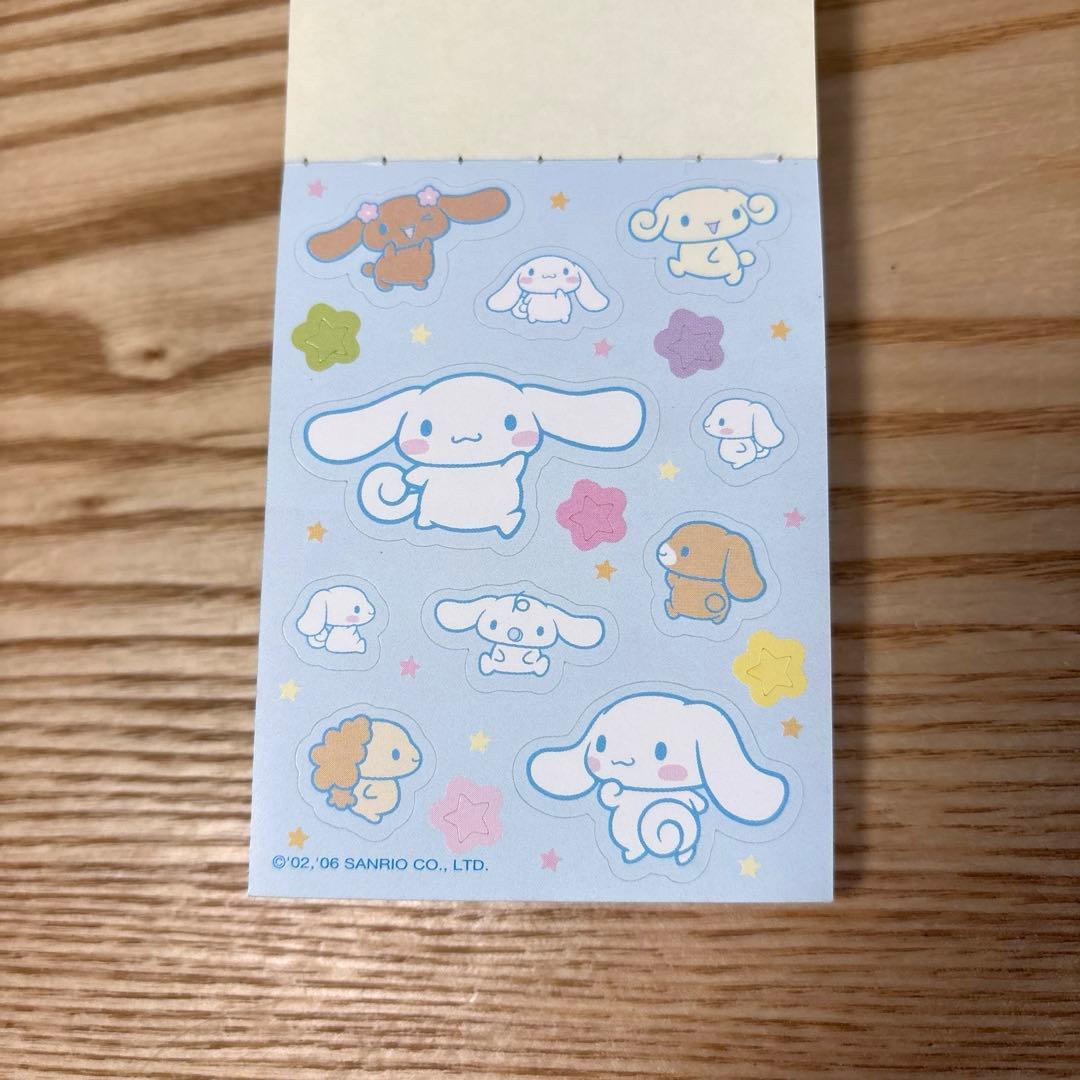 メモ帳 平成レトロ シナモン シナモロール サンリオ シール付き - メルカリ