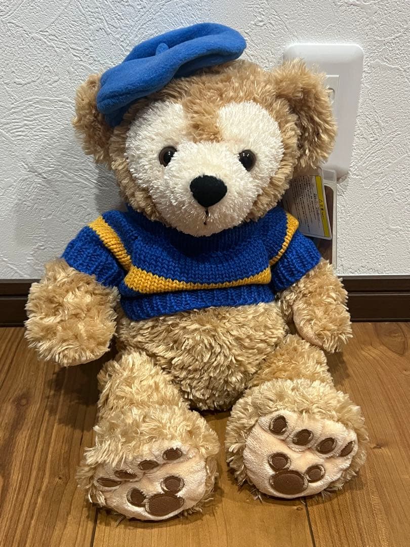 ダッフィー 青セーター　ぬいぐるみ　初期　ステラルー　シェリーメイ ミニー 全種類】ダッフィー＆フレンズのストラップ＆ぬいば！ダッフィー