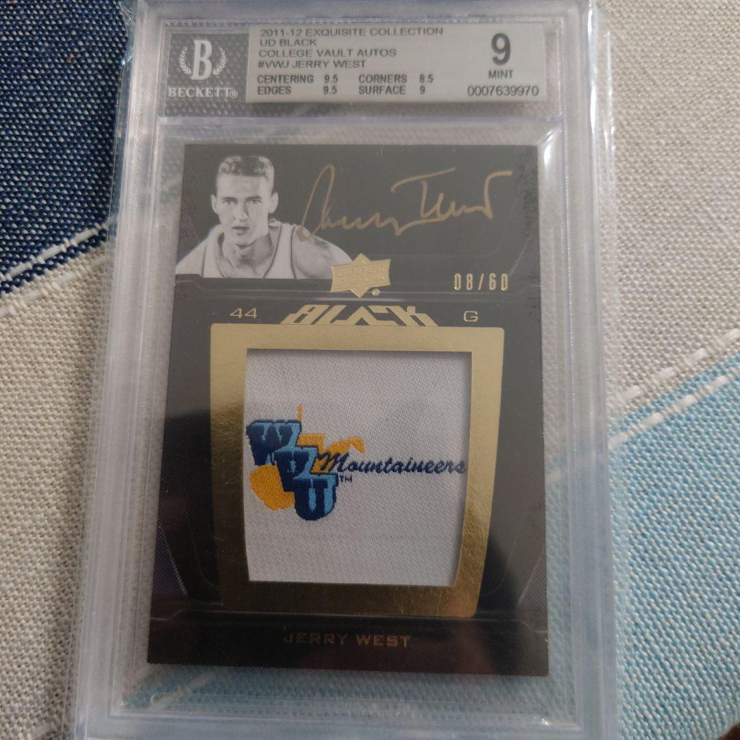 その他 Jerry West Auto upper deck Upper Deck Jerry West Basketball Autographed Sports Trading Cards