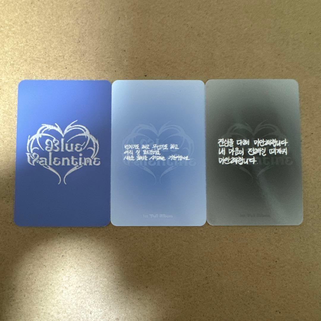 NMIXX ソリュンblue valentine 封入トレカ セット - メルカリ