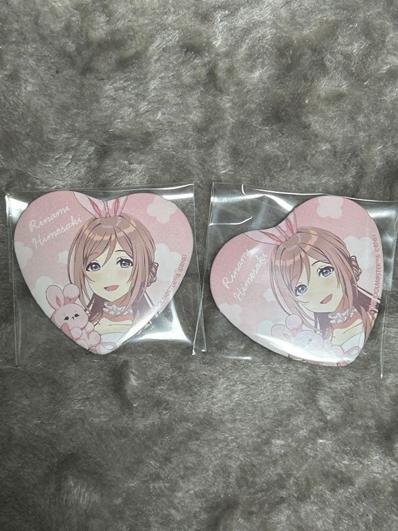 学園アイドルマスター 姫崎莉波 ハート缶バッジ - メルカリ