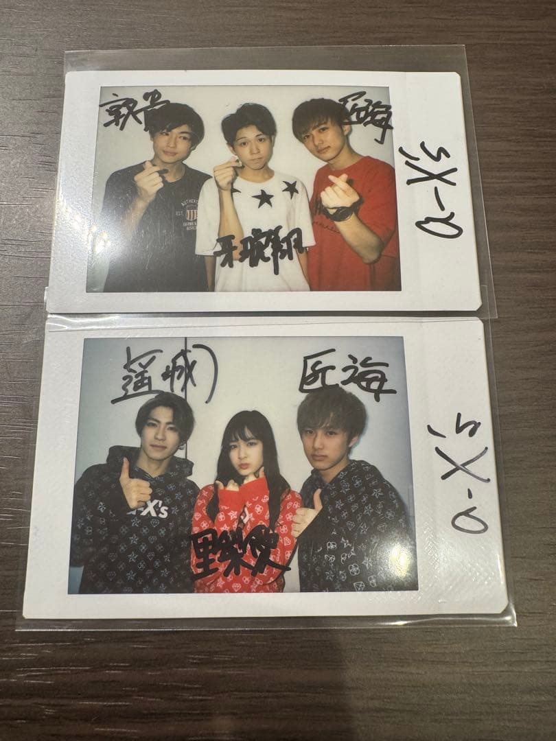 尾崎匠海 チェキ アクロス時代(直筆サイン入り) - メルカリ