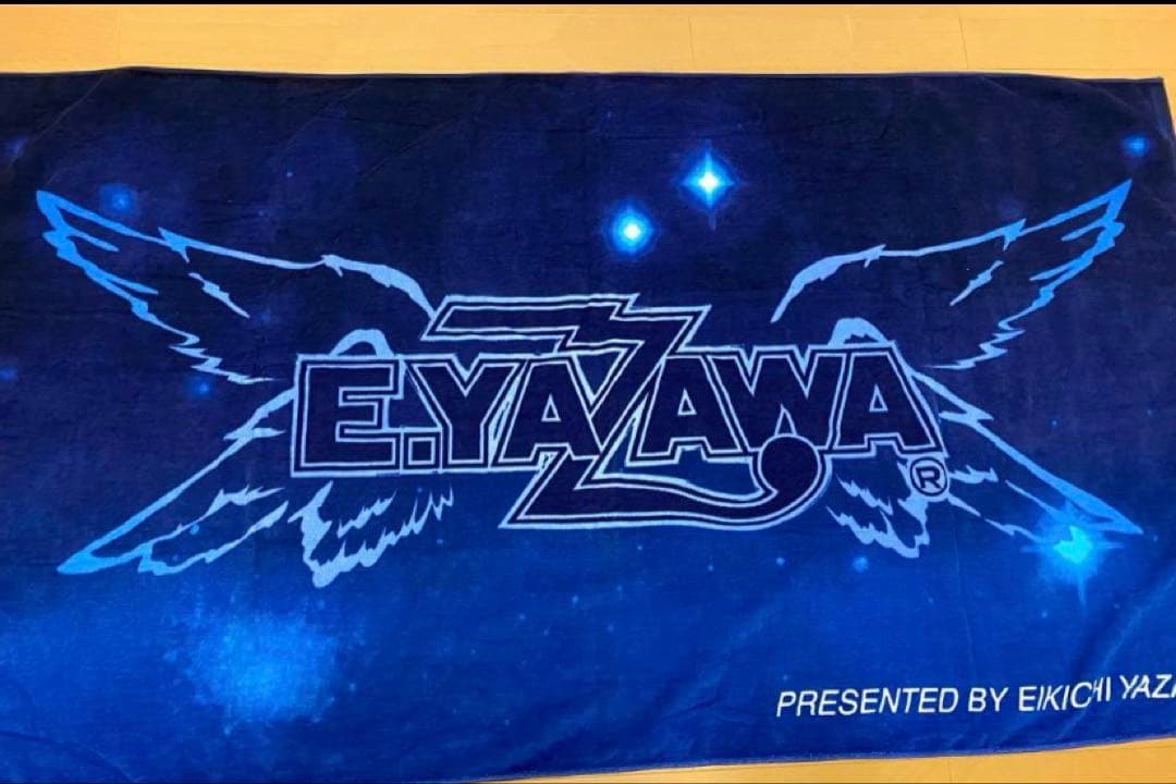 矢沢永吉　（希少）スペシャルビーチタオル スペシャルビーチタオル(ロゴレインボー)ブラック/ピンク｜DIAMOND