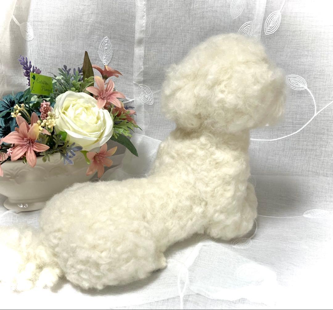 羊毛フェルト トイプードル 大きめ ハンドメイド - メルカリ