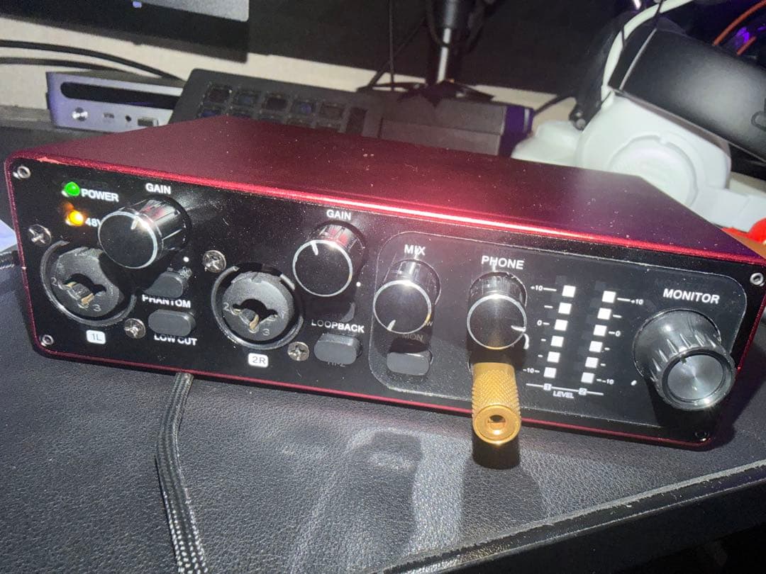 A/I/F 24bit 192khzループバック機能　DAC内蔵XLR 48v Amazon | USBオーディオインターフェース 2in 2out（24Bit/192kH）PC