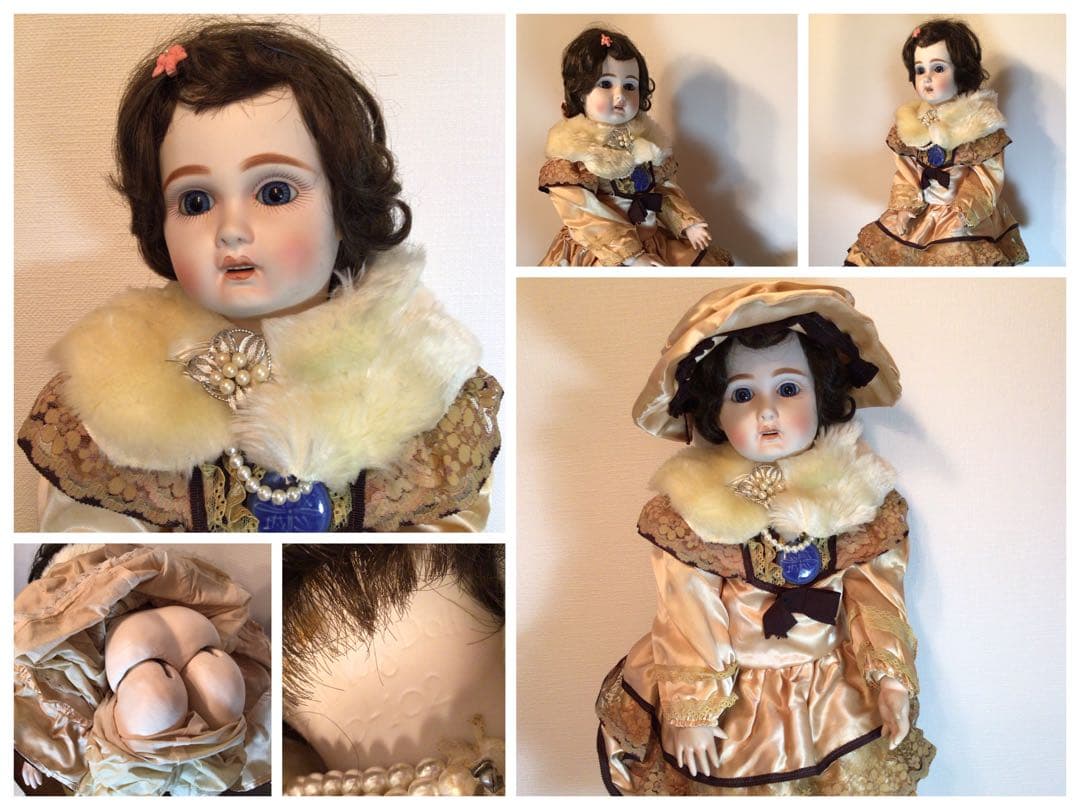 ◉豪華絢爛◉アンティークビスクドール◉ジュモー フランス◉60㎝◉ Jumeau Girls : Y's Handwork Days