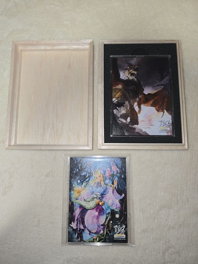 限定品【マジック大戦祭】フルプロテクトスリーブ 始祖ドラゴン 花を