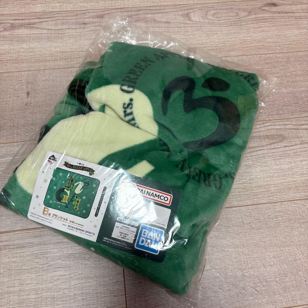 Mrs.GREEN APPLE　一番くじ　ブランケット ミセス Mrs GREEN APPLE 一番くじ 2024冬 B賞ブランケット｜Yahoo