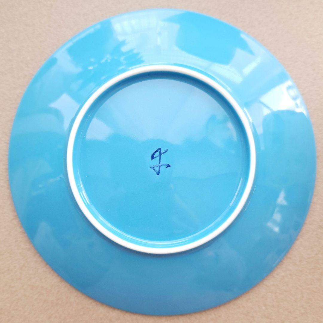 幸兵衛窯☆ペルシア色絵彩鳥文☆カップ&ソーサー☆茶托付き湯呑み☆未