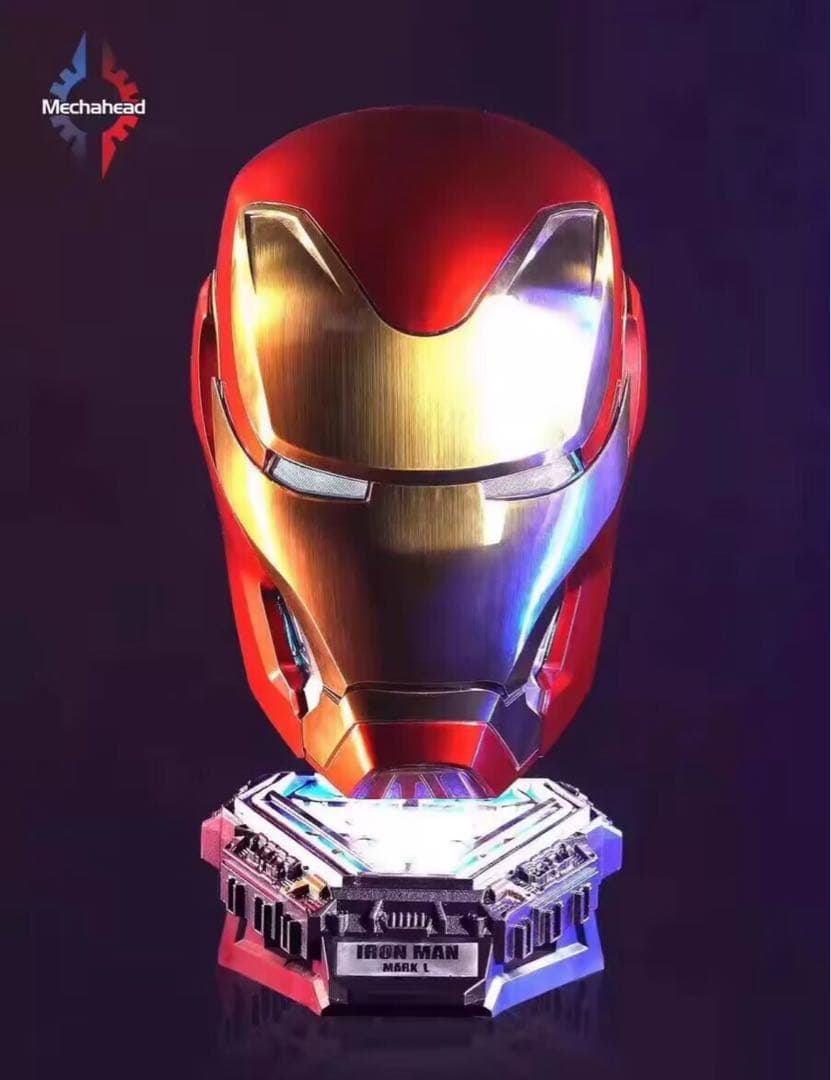 新品1/1スケール アイアンマン マーク50 MK50 ヘルメット マスク Mechahead アイアンマン マーク50 MK50 マスク 1/1スケールの通販 by